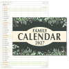 2027 - Family Calendar  with 6 columns